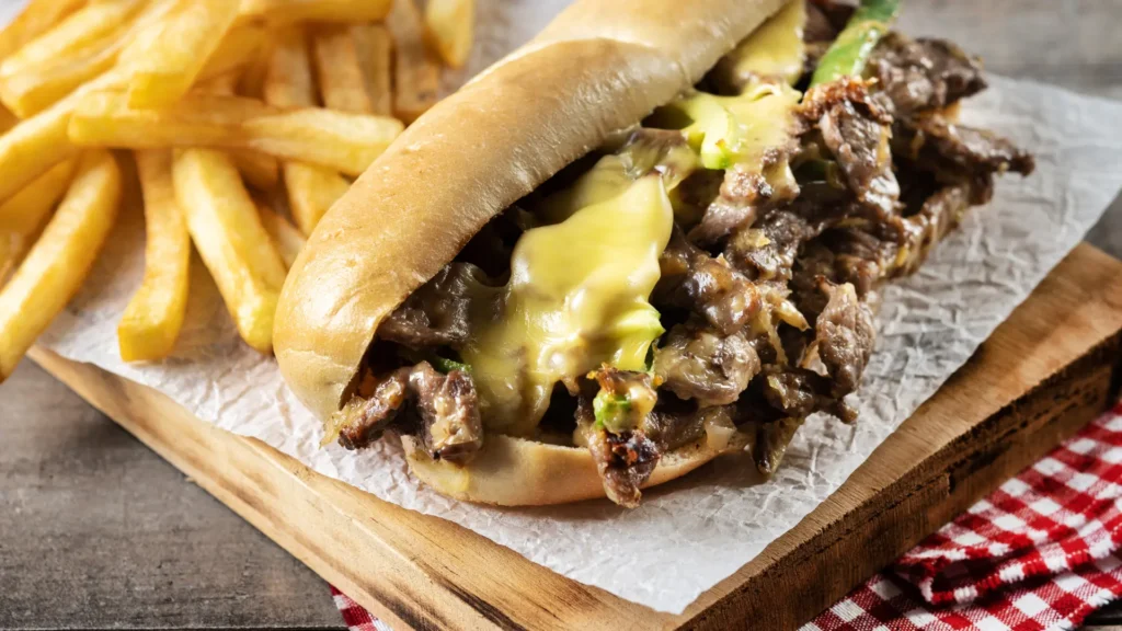 Philly cheesesteak takeout